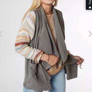 Daytrip Oversized Collared Vest SZ XL